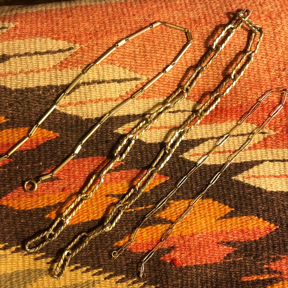 Vintage watch chains